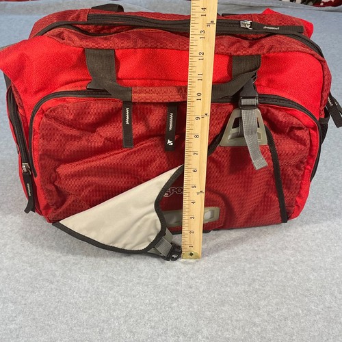 Borsa a tracolla Jansport Messenger tracolla laptop vintage rossa anni 90 Y2K abbigliamento da lavoro - Foto 12 di 20