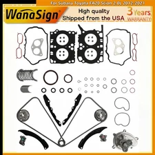 Head Gasket Set Timing Chain Bearing For Subaru Toyota FA20 Scion 2.0L 2012-2021
