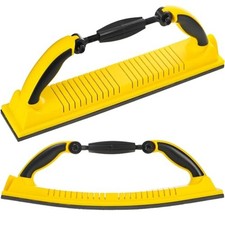 Adjustable Hand Sanding File Block with Hook and Loop Backing