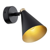Moderne Wandleuchten - 1X15W/E27 - IP20 - Opalmatte Goldfarben