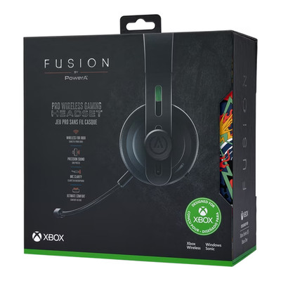 PowerA FUSION Pro Wireless Gaming Headset for Xbox Series X|S & PC Black