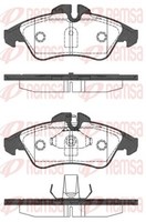 Bremsbelagsatz Scheibenbremse Remsa 0578.10 FüR 28 2DA 46 Vw Lt 2DH 2DD 35 2 Bus