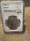 1886 P Morgan Silver Dollar NGC MS64+