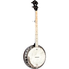Ortega OBJE400TBL Falcon 5-String Acoustic-Electric Banjo Trans Coal