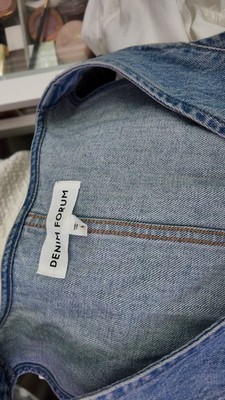 Aritzia Denim Forum Light Wash Denim Vest Large