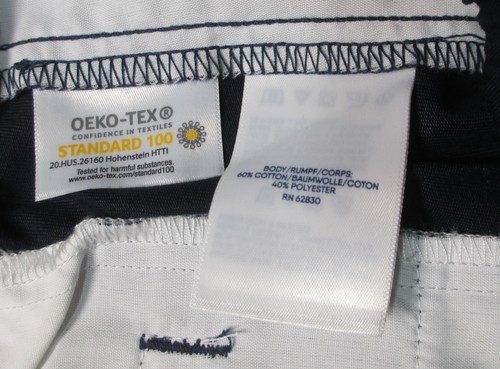 LANDS END Navy School Uniform Elastic Waist Pull-On Chino Pants Womens 6 NEW - Bild 5 von 6