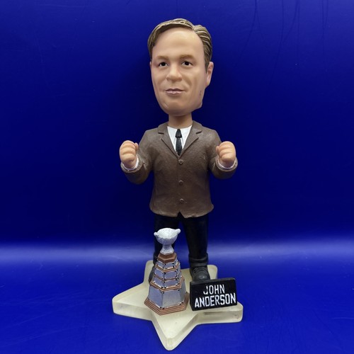 RARE Atlanta Thrashers Chicago Wolves Coach John Anderson SGA 7.25" Bobblehead