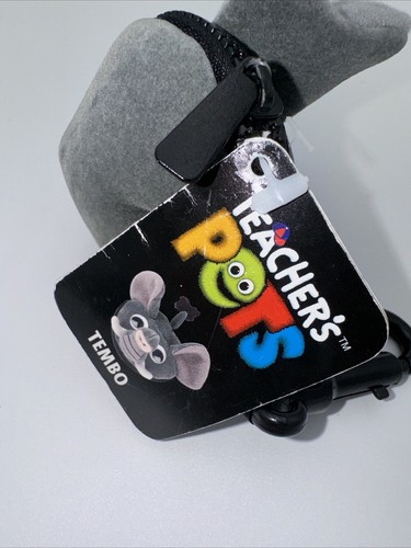 Teachers Pets Plush Elephant TEMBO Googly Eyes Key Chain Clip Book Zip Mouth - Picture 6 of 7