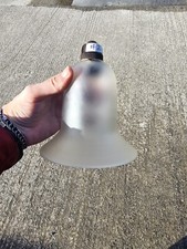 Reclaimed 1920s Art Deco Light Shade Semi Frosted Strelley Hall Nottingham #2