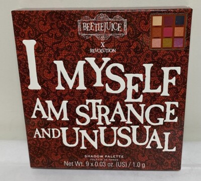 Beetlejuice x Revolution Strange and Unusual Shadow Palette