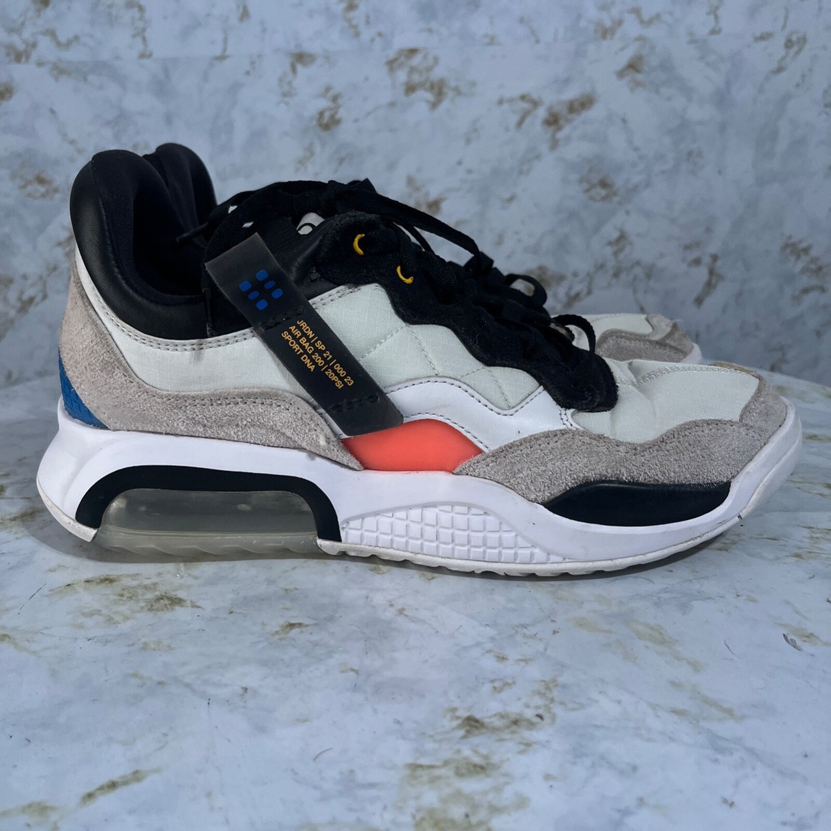 Air Jordan MA2 Men's Size 10 Shoes White Black Athletic Low Top Trainer  Sneakers