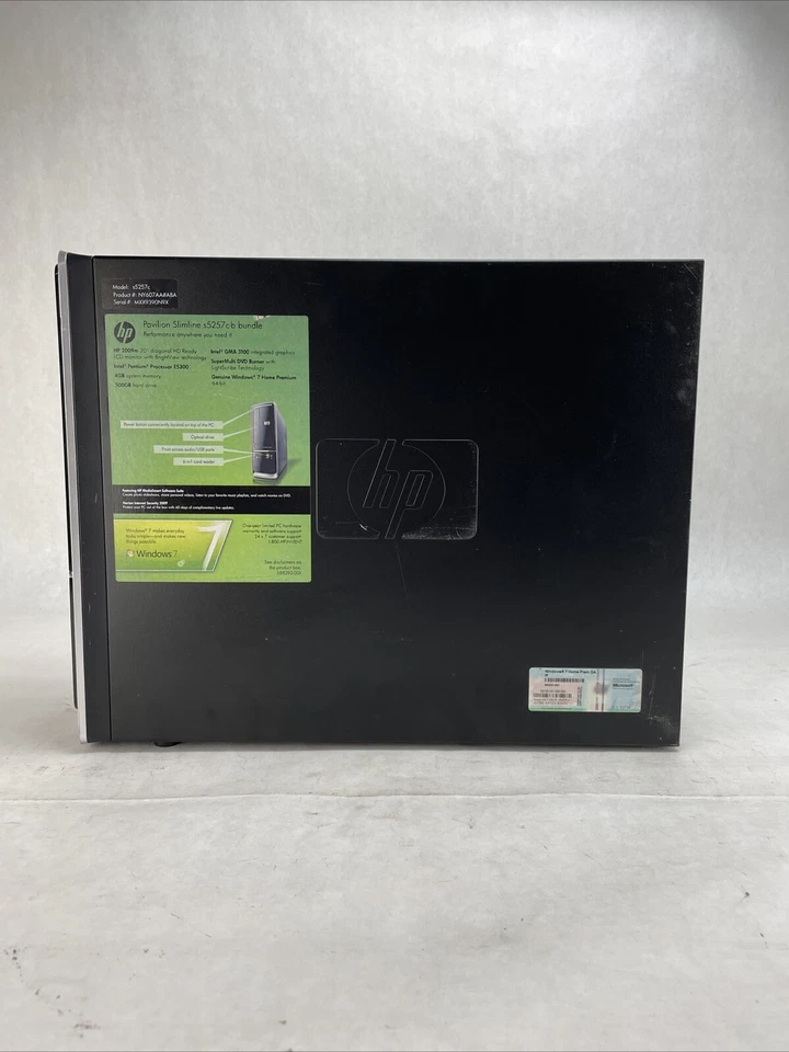 HP Pavilion S5000 SFF Intel Pentium Dual-Core E5300 2.6GHz 2GB RAM No HDD No OS - Image 4 of 4