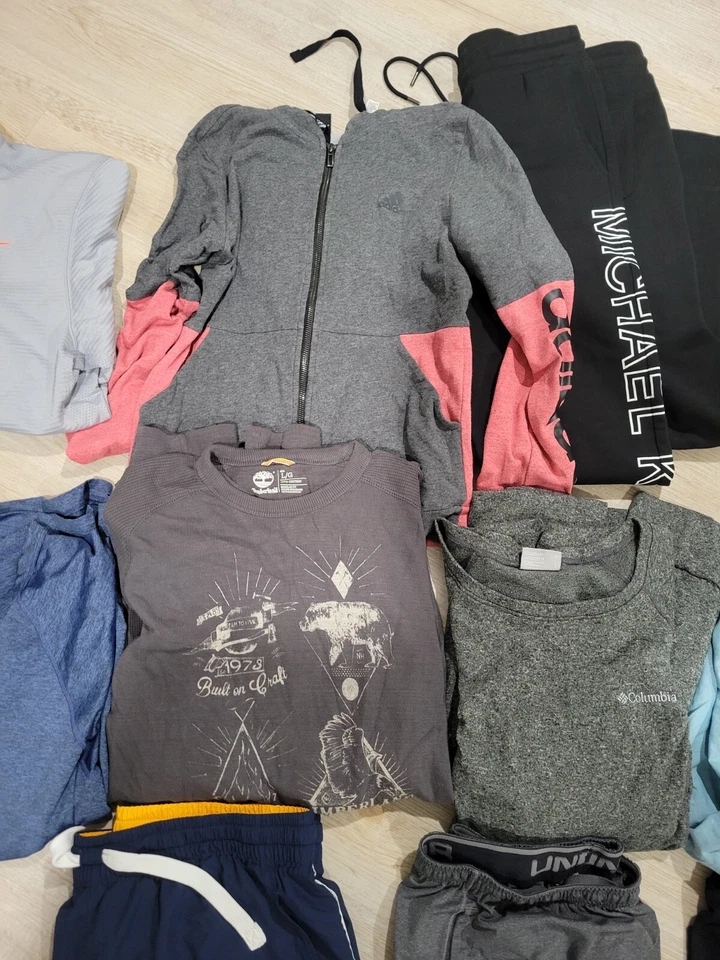 Mujer/Hombre Atlético Informal Lote Nike UA MK Adidas GAP 19 PIEZAS Entrenamiento Gimnasio Foto 4 de 4