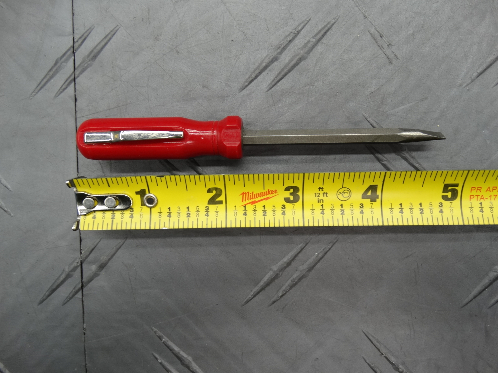 Enderes Tool 4 3/4in Screwdriver Red Handle Made in USA Vintage eBay