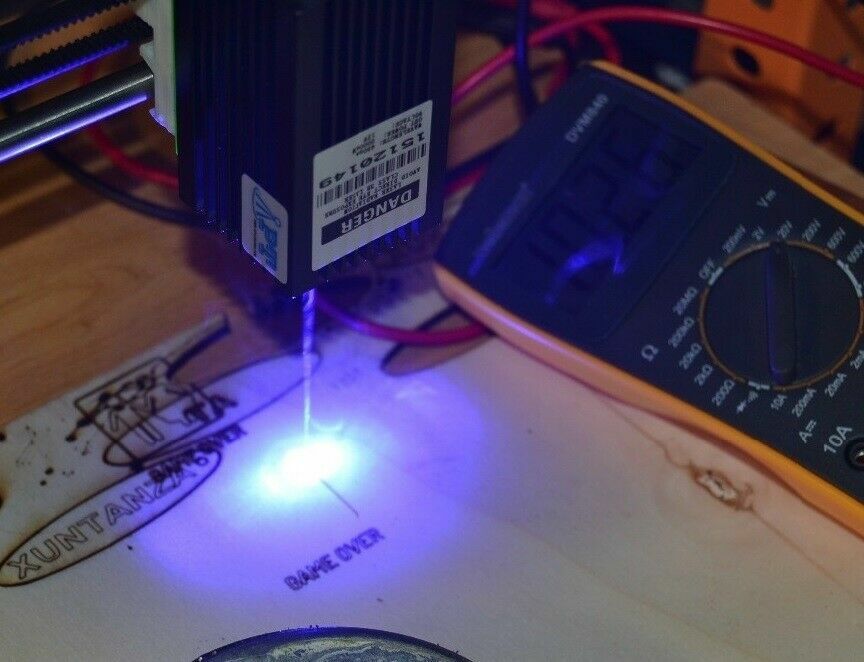 450 Nm Fokussierbares 15 W Blaues Lasermodul – TTL PWM, Mit Schutzbrille, Für Gravur & Cutter