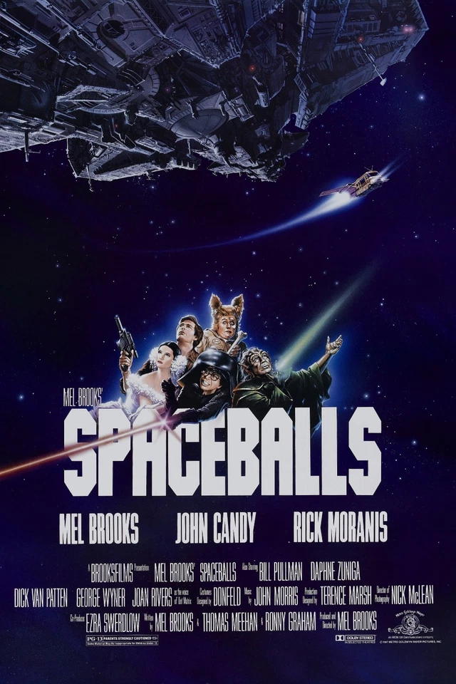 Spaceballs movie poster - Mel Brooks - 11" x 17" inches - Comedy
