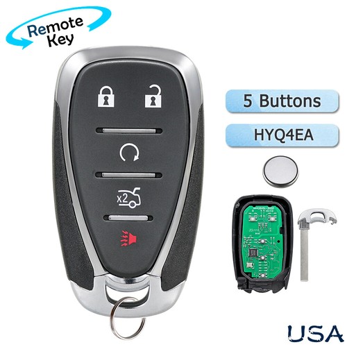 Replacement for 2016 2017 2018 2019 2020 Chevrolet Camaro Remote Car Key Fob