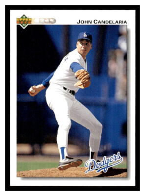 1992 Upper Deck #482 John Candelaria   Dodgers
