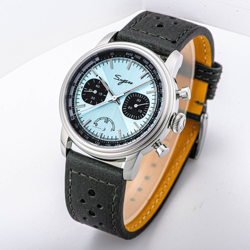 Sugess S438.03.Y ST1906 Sapphire Chrono Mechanical Aviator Watch SEAGULL 1963 - Picture 4 of 22