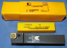 KENNAMETAL Indexable Turning Toolholder: 1.78025R100, with 10 new inserts kit
