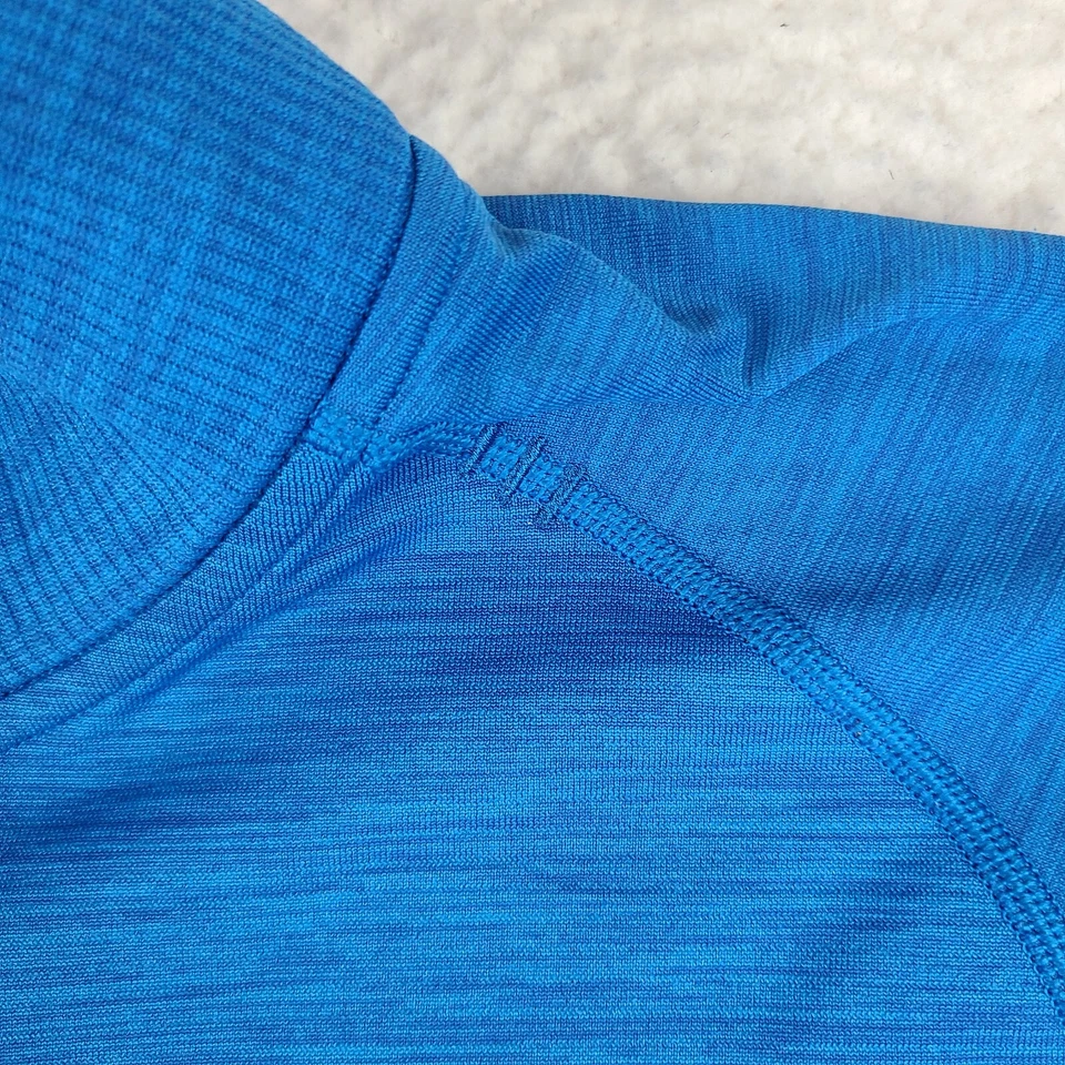 Lululemon Sweater Mens Medium Blue Quarter Zip Performance Sweatshirt - Image 3 of 4