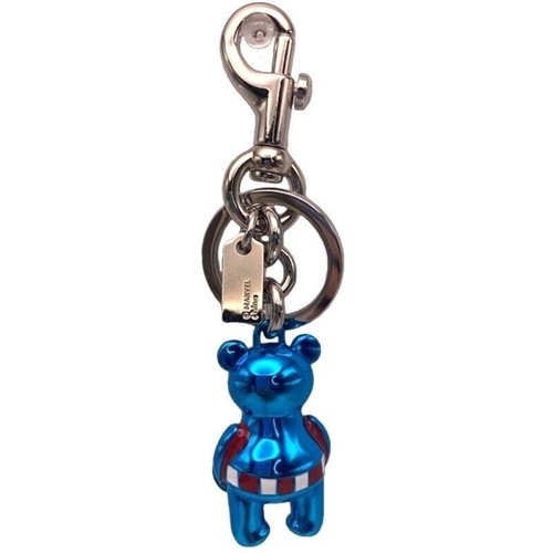 COACH Marvel CAPTAIN AMERICA BEAR Bag Charm Key Chain NWT Limited Edition - Picture 2 of 3
