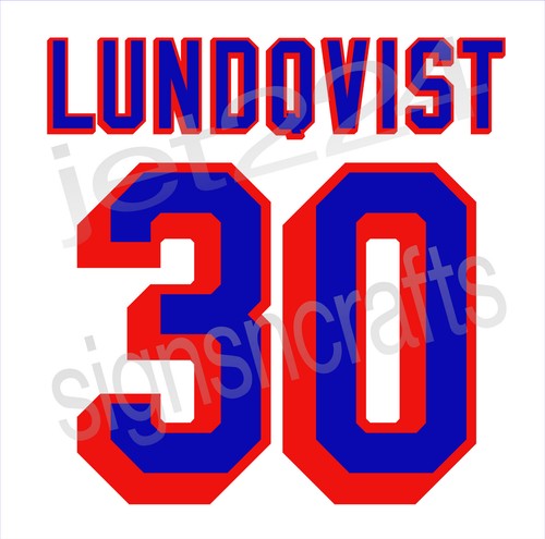 NY Rangers DECAL STICKER 00s Lundqvist Jagr Richards Nash Avery Stepan Girardi + - Picture 14 of 25
