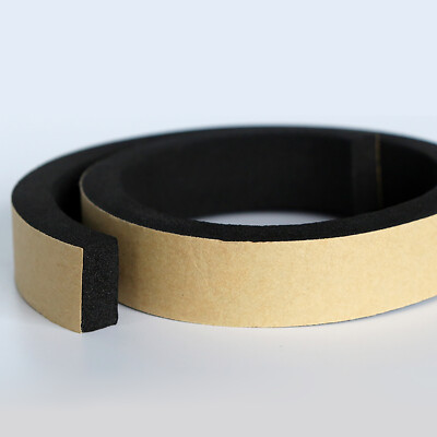 Neoprene Self Adhesive Backed Foam Sponge Strip Roll Sheet Tape Sticky Seal