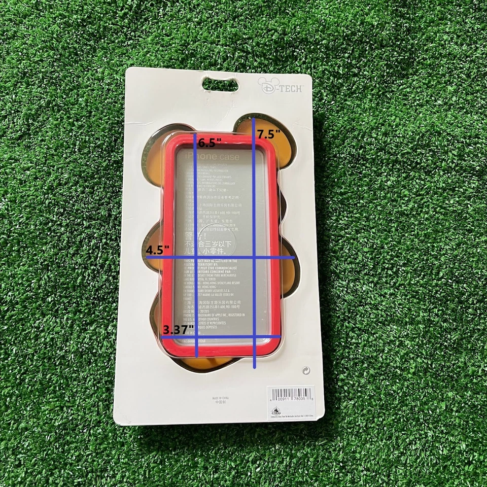 Disney Parks D-Tech Mickey Mouse Waffle 3D iPhone X/ XS Estuche Cubierta NUEVO Foto 2 de 4