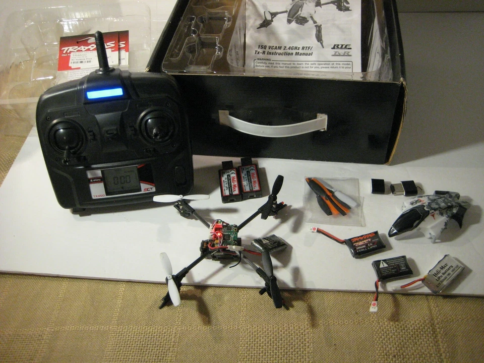 Heli-Max Quadcopter Ready to Fly 1SQ V-CAM - 2.4GHz #HMXE0836 In Original Box - Image 2 of 4
