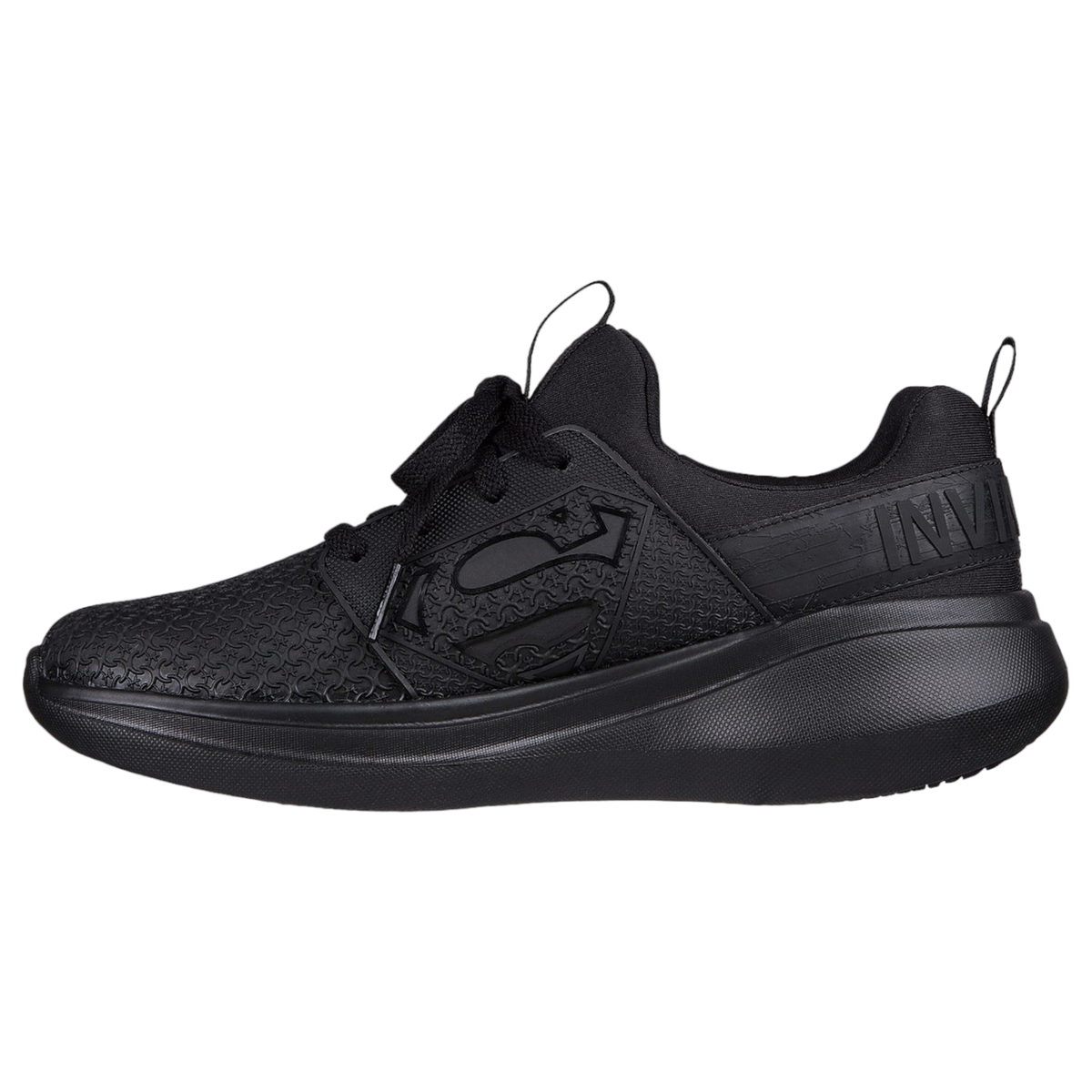 Ｓ Skechers Women's 108089 Superman DC Cushiep Invincibility Black