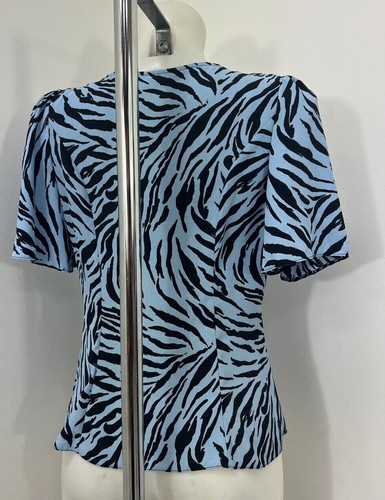 Ladies New Ex George Print Blouse In Two Colours Top Size 8 10 12 16 20 22 24 - Picture 19 of 29