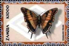 Zambia #Mi1120 MNH 2000 Butterflies Protea Emperor 863f
