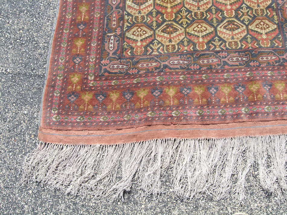 Kabul Rug Fine Vintage Hand Knotted Afghan Kabul Silk Wool Oriental Rug 46x88 ...