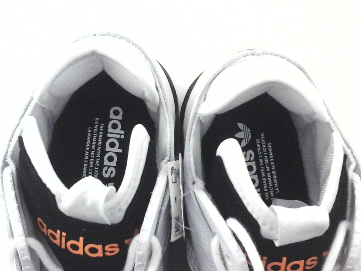 Adidas Streetball EE4960 White Leather Basketball Sneakers Mens 11.5 Preowned adidas Streetball Flash Orange | eBay main image 4