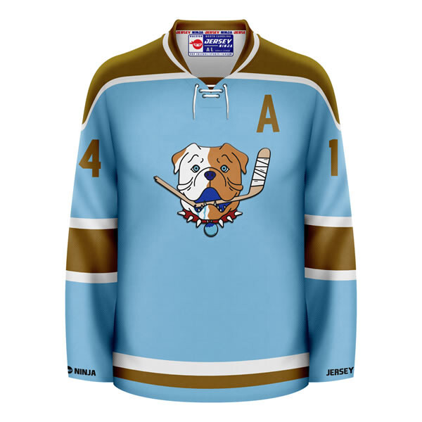 Sudbury Blueberry Bulldogs Home Hockey Jersey HITCH eBay