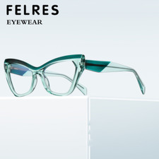 Women TR90 Cat Eye Blue Light Blocking Eyeglasses Clear Lens Glasses Frames New
