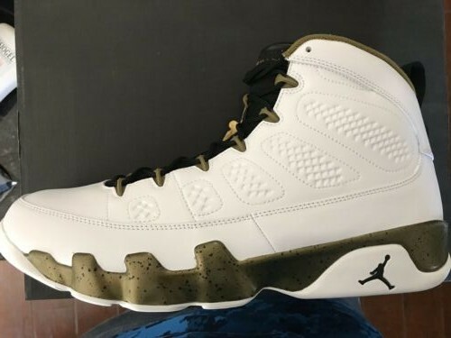 jordan retro 9 olive green