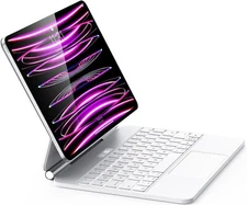 Techfish Magnetic Magic Keyboard Case Smart Folio iPad Air Pro 11" White MK001 