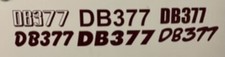 2 x Boat Rego Stickers / Decals 150mm High Registration Letters Numbers Marine 