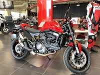 2021 Ducati Monster + Ducati Red