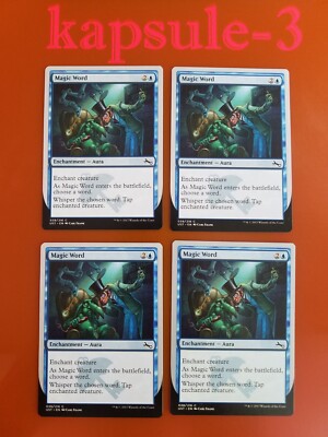 4x Magic Word | Unstable | MTG Magic Cards
