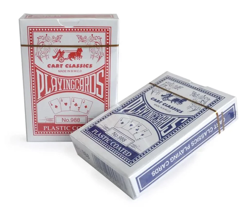 Plastic Coated Playing Cards - Professional Poker Deck, Various Colors, Standard - Image 4 of 4