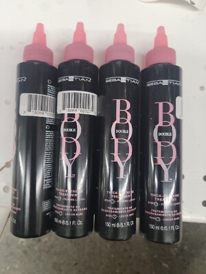 4x Sebastian Body Double Thick Extreme Treatment 5.1fl Discountinue