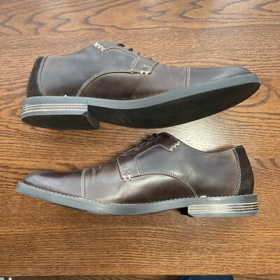 ORIGINAL PENGUIN WESTLEY CAP TOE OXFORD in Brown, Size 9, NWOT Penguin Cap Toe Oxfords Shoes MENS SIZE 9.5 Westley Brown  main image 4