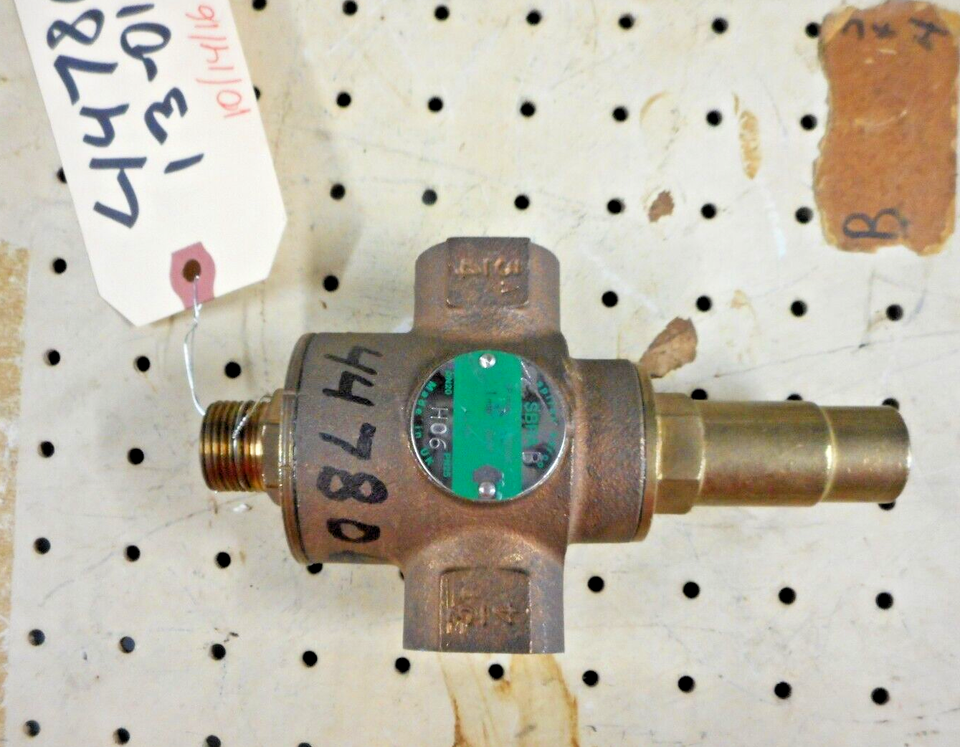 CONTROL VALVE, SPIRAX-SARCO SN-0441790, MODEL # SBRA, 3/4