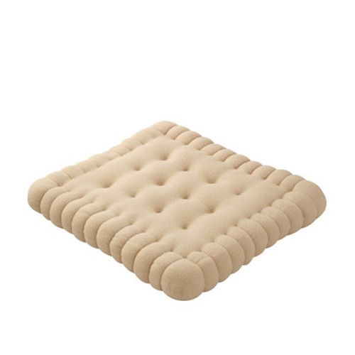 Hecho a mano almohada en forma de galleta sofá coche oficina cojín suave decoración del hogar NUEVO - Imagen 17 de 20