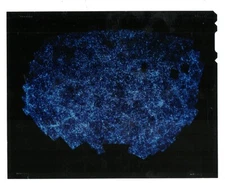 NASA PRESS RELEASE LARGE FORMAT TRANSPARENCY PHOTO DARK MATTER SOAP BUBBLE