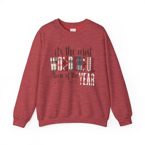 It's The Most Wonderful Time Of The Year Unisex Heavy Blend™ Crewneck Sweatshirt - Picture 22 of 26