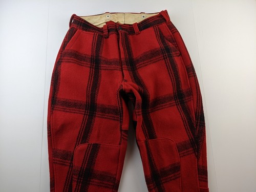 VTG Sportclad Wool Buffalo Plaid Suit Set Coat 44 Pant 32X24.5 Talon Zip FLAWED - Picture 13 of 24